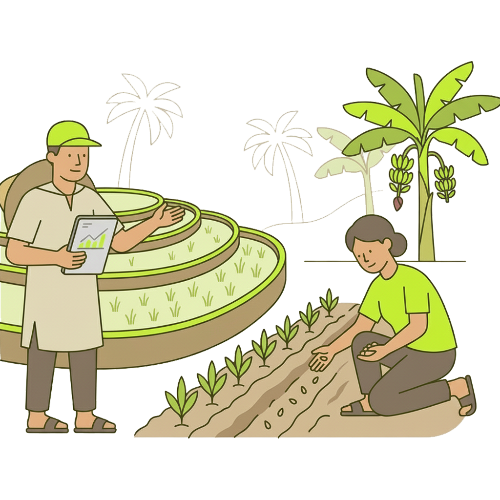 Agriculture working together